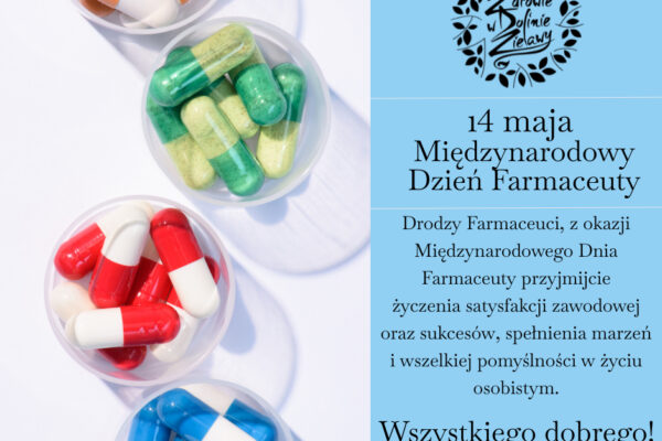 14 maja – Międzynarodowy Dzień Farmaceuty